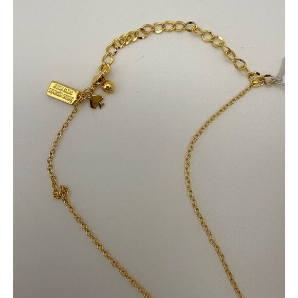 Kate Spade New York 3 Pc BUNDLE Disco Pansy Earrings/Necklace ❤️ of Gold Bangle! - Picture 12 of 14